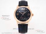 MBL Factory Montblanc Star Legacy Moonphase 42mm Black Diamond Dial Rose Gold Case 9015 Watch